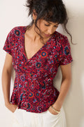 Lilly Waist Pintuck Blouse
