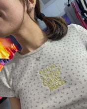 You’re Doing Great Floral Cropped T-Shirt S