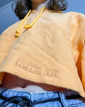 Be Cool Be Kind Golden Cropped Champion Hoodie M