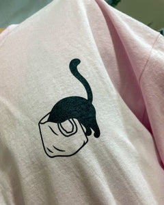 Cat in the Bag Pink T-Shirt XL