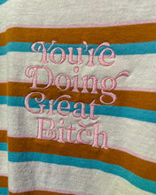 You're Doing Great Cropped Tee L