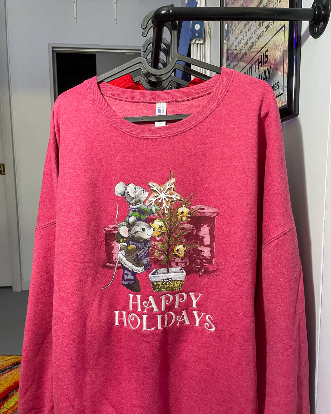 Holiday Mice Crewneck Sweatshirt 3XL