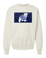 Embroidered Polar Bear Crewneck Sweatshirt